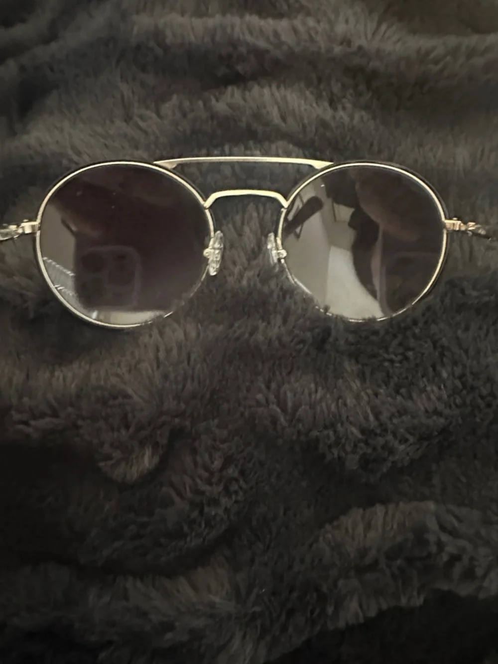 Prada Round Sunglasses - Gold Frame - Picture 4 of 7